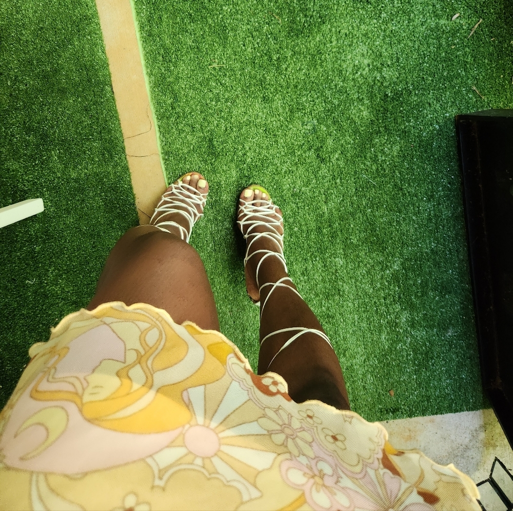 Dolce&Gabana White Strappy Wedges🔥 - Picture 5 of 7